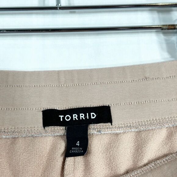 Torrid Plus Size 4X‎ Shorts Jersey Kit Elastic Waist Pockets Dusty Pink 1316 - Picture 7 of 8